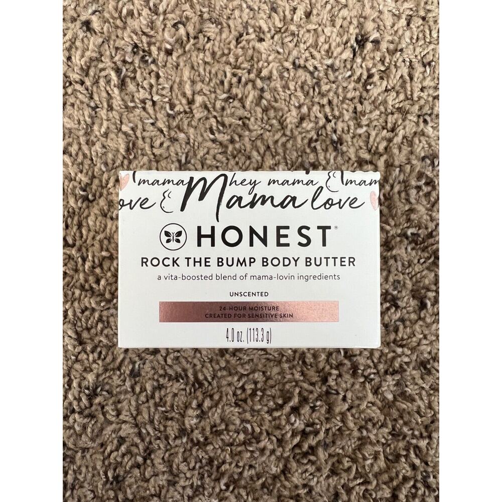 Honest Mama Love Rock The Bump Body Butter Unscented Vita Boosted 4.0oz Sealed